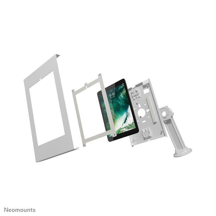 Neomounts DS15-640WH1 supporto da tavolo rotante per tablet da 9,7-11 pollici - Bianco
