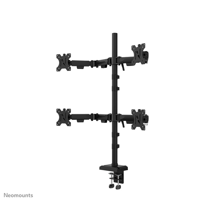 Neomounts DS60-600BL2-2 Quadruple monitorarm voor vier schermen 10-32" – detailaanzicht 2