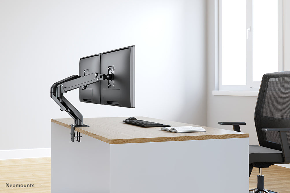 Neomounts DS70-700BL2 supporto da scrivania full motion per monitor da 17-27 pollici - Nero
