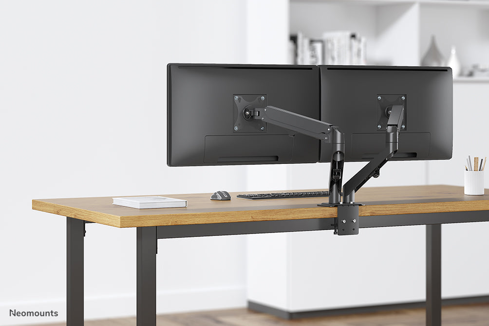 Neomounts DS70-700BL2 supporto da scrivania full motion per monitor da 17-27 pollici - Nero
