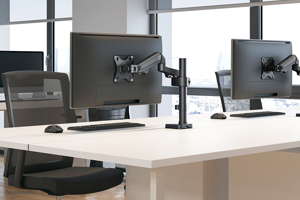 Neomounts DS70-750BL1 supporto da scrivania full motion per monitor da 17-27 pollici - Nero