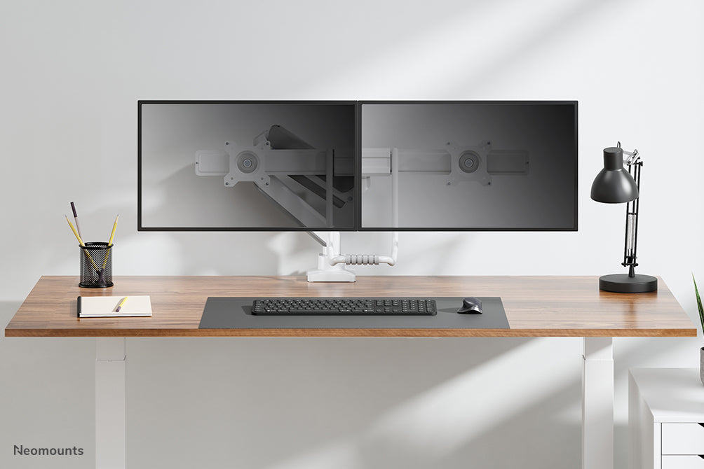 Neomounts DS75-450BL2 supporto da scrivania full motion per monitor da 17-32 pollici - Bianco