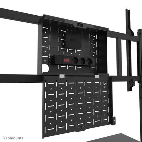 Neomounts FL50-575BL1 Supporto da pavimento: soluzione mobile per TV 65-110 pollici - Nero