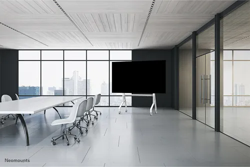 Supporto da pavimento mobile Neomounts FL50-575WH1 per schermi 65-110" - Bianco