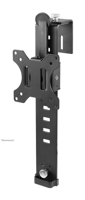 Neomounts FPMA-CH100 nero è un supporto da scrivania che si aggancia a una parete divisoria per flat screen fino a 30 pollici.