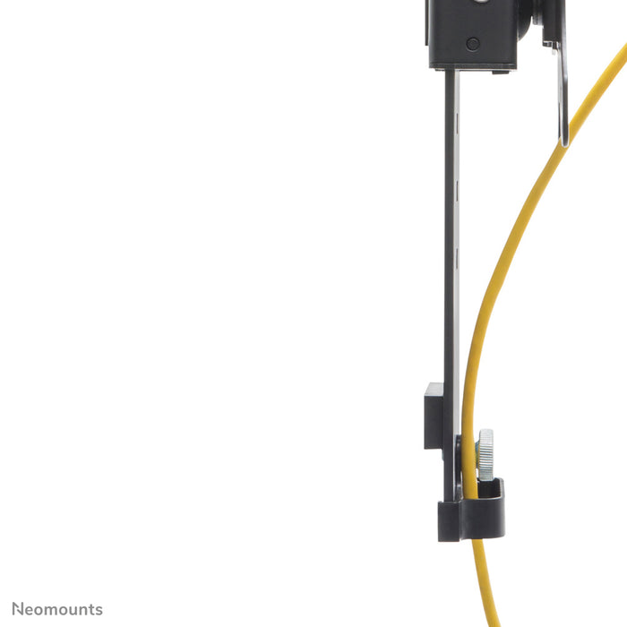 Neomounts FPMA-CH100 nero è un supporto da scrivania che si aggancia a una parete divisoria per flat screen fino a 30 pollici.