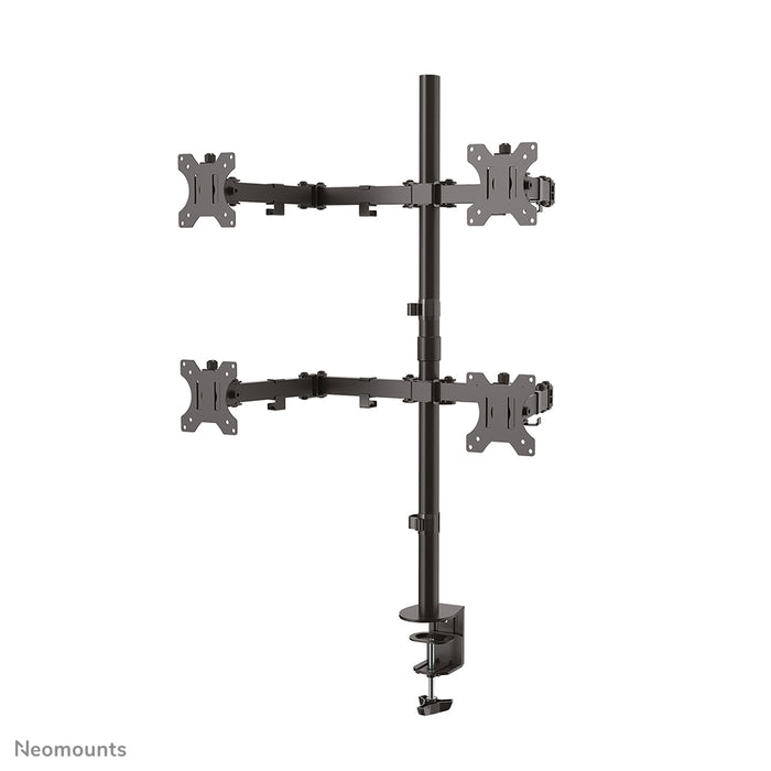 Neomounts FPMA-D550D4 nero supporto da scrivania full motion per schermi da 13 a 32 pollici - Nero