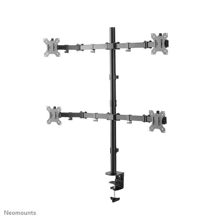 Neomounts FPMA-D550D4 nero supporto da scrivania full motion per schermi da 13 a 32 pollici - Nero