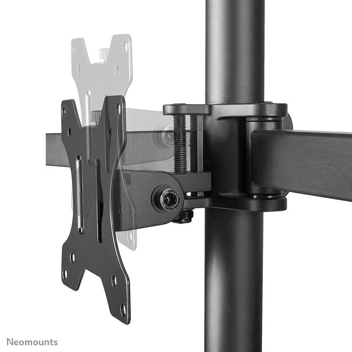 Neomounts FPMA-D550DD3 nero supporto da scrivania full motion per schermi da 13 a 27 pollici - Nero