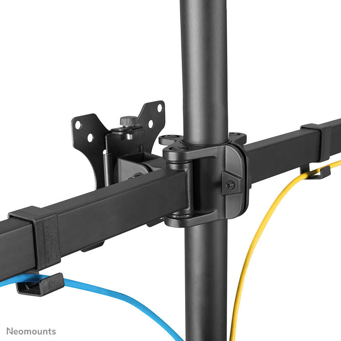 Neomounts FPMA-D550DD3 nero supporto da scrivania full motion per schermi da 13 a 27 pollici - Nero