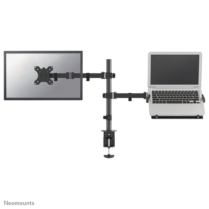 Neomounts FPMA-D550NOTEBOOK è un supporto da scrivania per notebook e schermo piatto fino a 32 pollici.