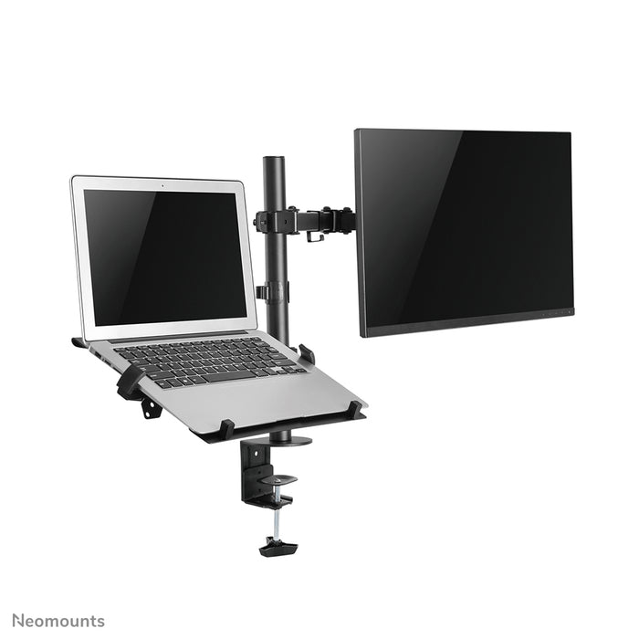 Neomounts FPMA-D550NOTEBOOK è un supporto da scrivania per notebook e schermo piatto fino a 32 pollici.