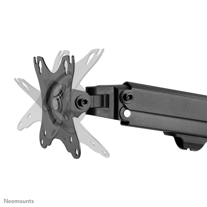Neomounts FPMA-D650 nero è un supporto da scrivania full motion per schermi fino a 27 pollici (69 cm).