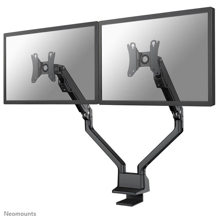 Neomounts FPMA-D750D nero è un supporto da scrivania con molla a gas per schermi piatti fino a 32 pollici (81 cm).