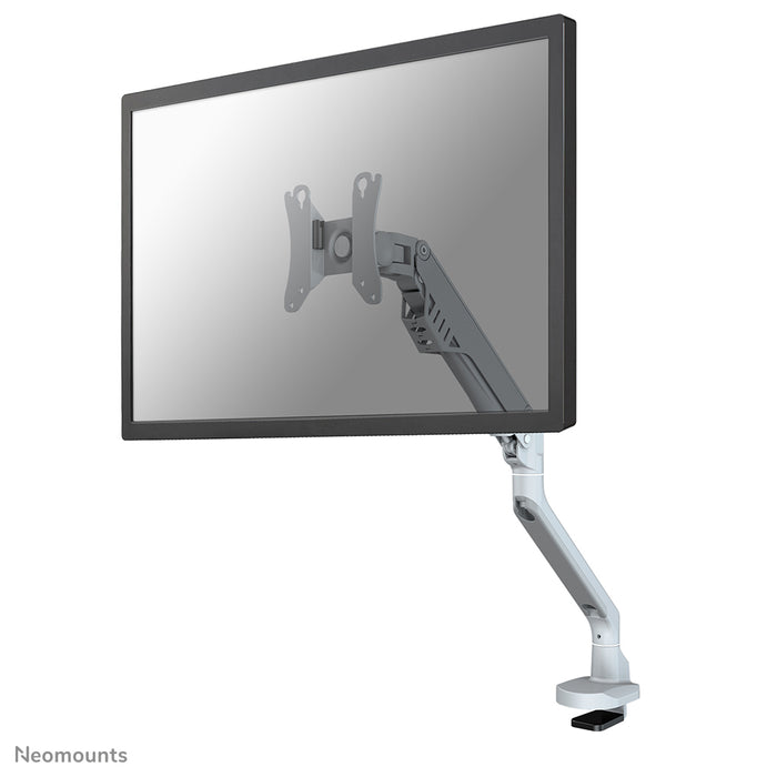 Neomounts FPMA-D750 argento è un supporto da scrivania con molla a gas per schermi piatti fino a 32 pollici (81 cm).
