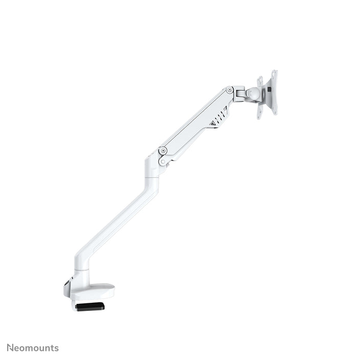 Neomounts FPMA-D750 bianco è un supporto da scrivania con molla a gas per schermi piatti fino a 32 pollici (81 cm).