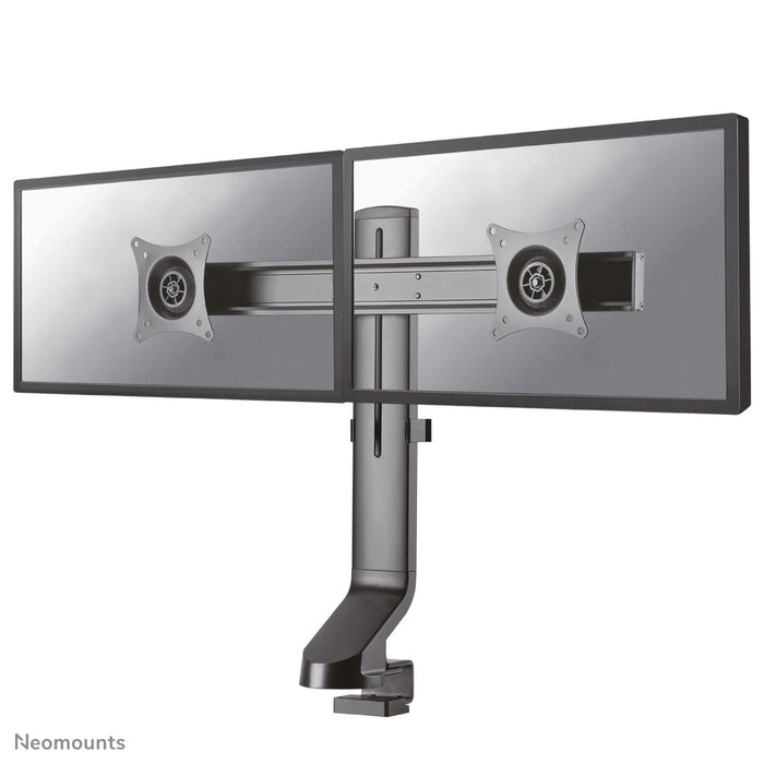 Neomounts FPMA-D860D nero è un supporto da scrivania per due schermi piatti fino a 27 pollici (69 cm).