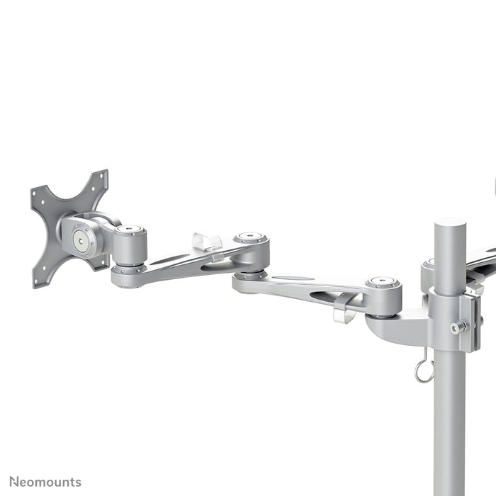 Neomounts FPMA-D935DG è un supporto da scrivania per 2 schermi piatti fino a 27 pollici (69 cm).