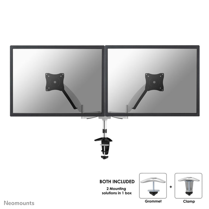 Neomounts FPMA-D950D è un supporto da scrivania con molla a gas per schermi piatti fino a 27 pollici (69 cm).
