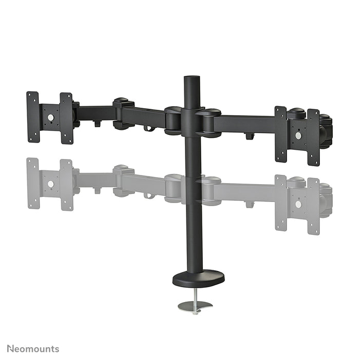 Neomounts FPMA-D960DG è un supporto da scrivania per 2 schermi piatti fino a 27 pollici (69 cm).