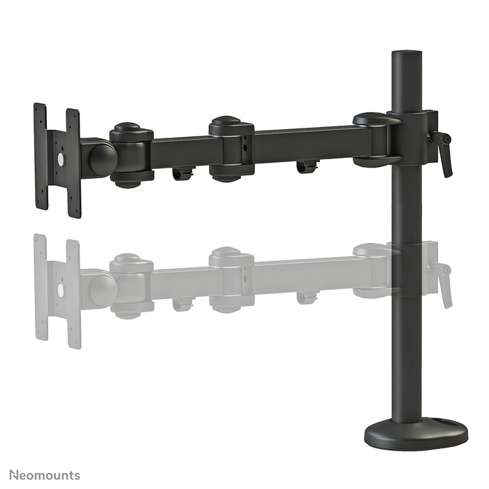 Neomounts FPMA-D960G è un supporto da scrivania con 3 punti di rotazione per schermi piatti fino a 30 pollici (76 cm).