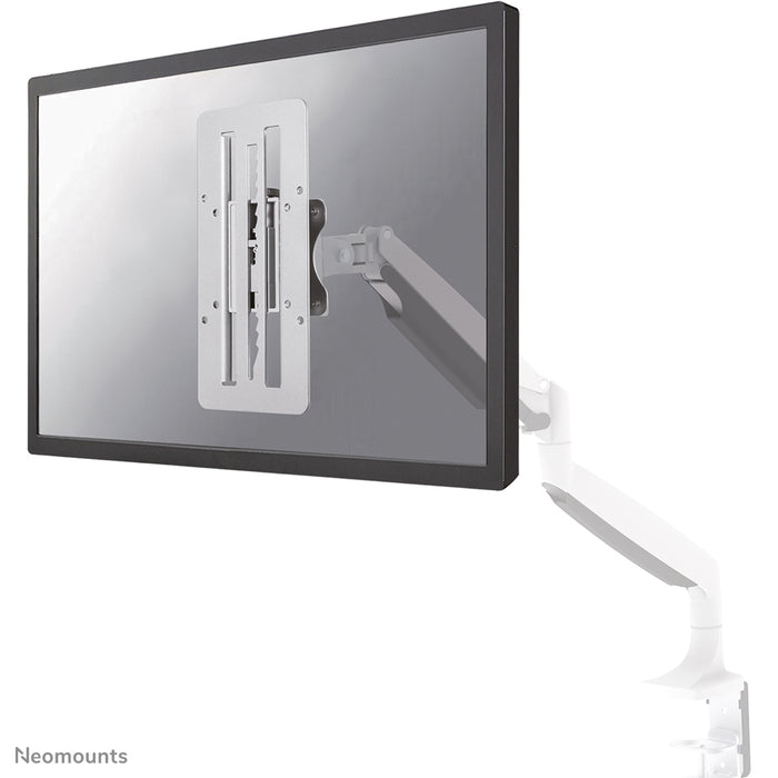 Neomounts FPMA-LIFT100 è un adattatore che consente la regolazione dell’altezza a gradini su supporti VESA 75/100.
