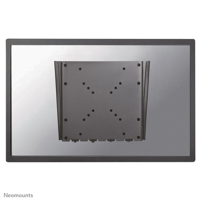 Neomounts FPMA-W110 zwart è un supporto a parete piatto per schermi piatti fino a 40 pollici (102 cm).