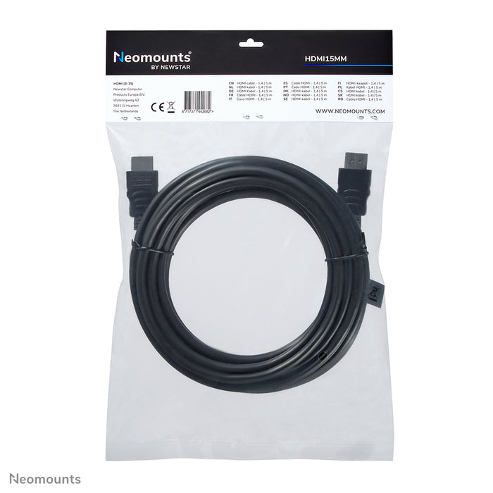 Cavo HDMI 1.4, High speed, HDMI 19 pin M/M, 5 metri