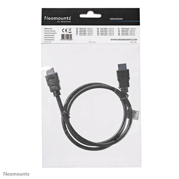 Cavo HDMI 1.4, High speed, HDMI 19 pin M/M, 1 metro