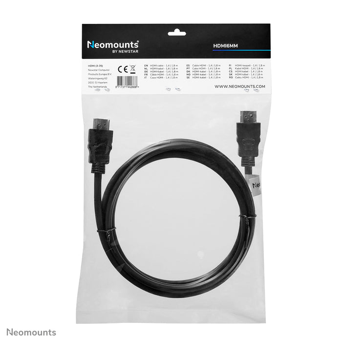 Cavo HDMI 1.4, High speed, HDMI 19 pin M/M, 1,8 metri