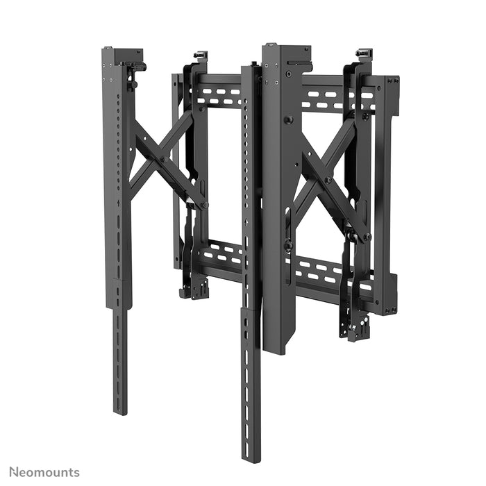 Neomounts LED-VW2500 zwart1 è un supporto a parete piatto per video wall per schermi fino a 75 pollici (191 cm), per montaggio orizzontale e verticale - Nero