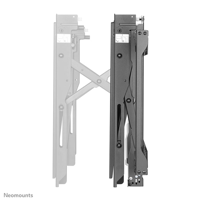 Neomounts LED-VW2500 zwart1 è un supporto a parete piatto per video wall per schermi fino a 75 pollici (191 cm), per montaggio orizzontale e verticale - Nero