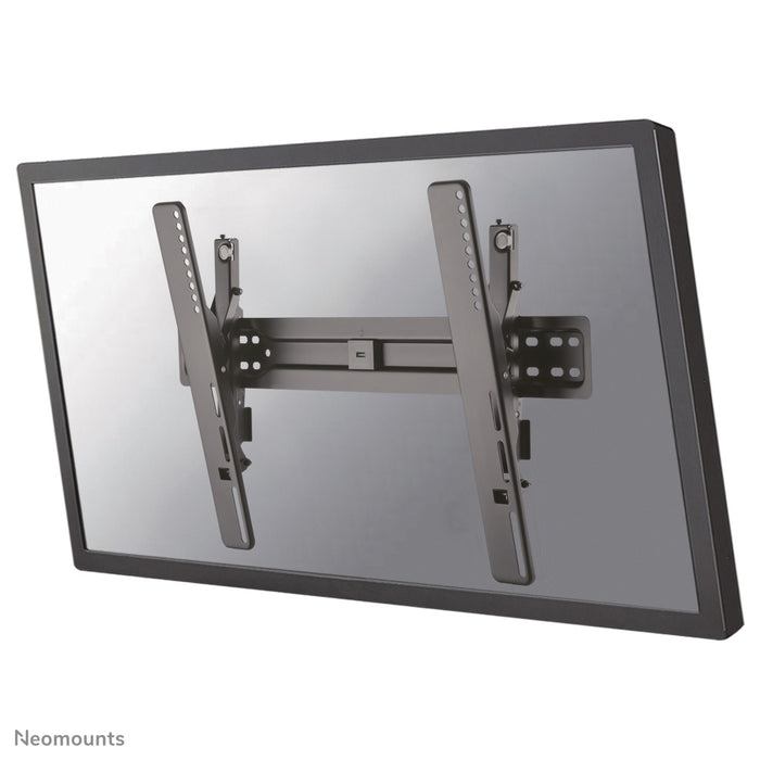 Neomounts LED-W650 nero è un supporto a parete inclinabile per schermi piatti fino a 75 pollici.