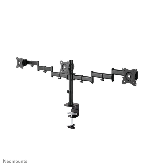 Neomounts NM-D135D3 nero è un supporto da scrivania per 3 schermi piatti fino a 27 pollici (69 cm).