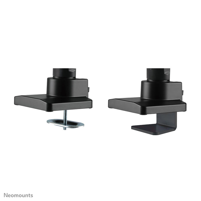 Neomounts NM-D775 neroPLUS è un supporto da scrivania con molla a gas per monitor curvi fino a 49 pollici (124 cm) - Nero