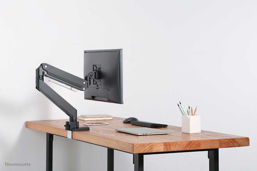 Neomounts NM-D775black è un supporto da scrivania con molla a gas per schermi piatti fino a 32 pollici (81 cm) - Nero