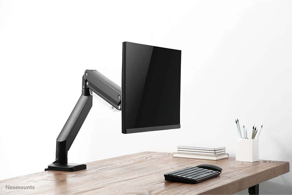 Neomounts NM-D775black è un supporto da scrivania con molla a gas per schermi piatti fino a 32 pollici (81 cm) - Nero