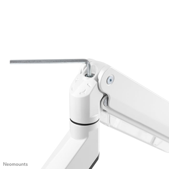 Neomounts NM-D775 bianco è un supporto da scrivania a gas per schermi piatti fino a 32 pollici (81 cm) - Bianco