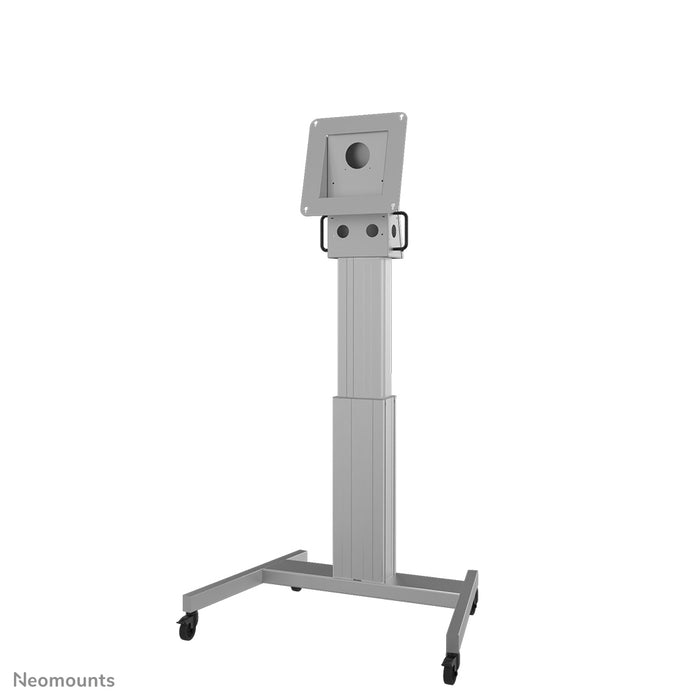 Neomounts NM-HUB2LIFT argento trolley mobile motorizzato per Microsoft Hub 2S(X) da 50 pollici, regolabile in altezza - Nero