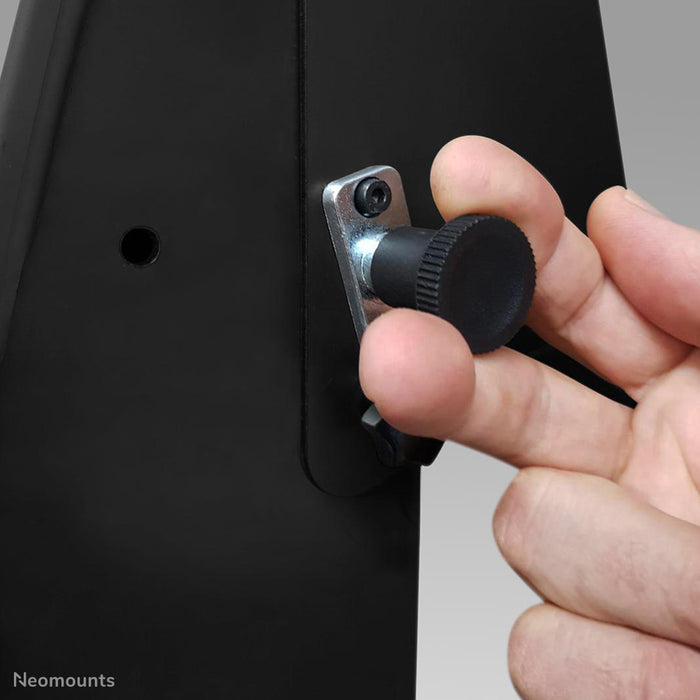 Neomounts NM-HUB2LIFT argento trolley mobile motorizzato per Microsoft Hub 2S(X) da 50 pollici, regolabile in altezza - Nero