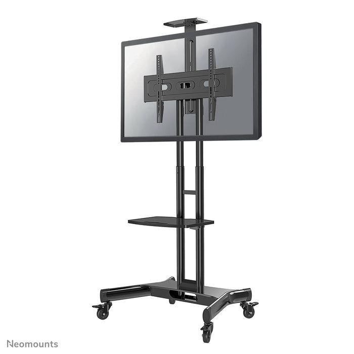 Neomounts NM-M1700 nero è un mobile su ruote per schermi piatti fino a 75 pollici (191 cm). Include piano per laptop - Nero