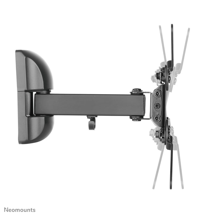 Neomounts NM-W115 nero è un supporto da parete inclinabile e girevole con 1 punto di rotazione per schermi piatti fino a 32 pollici (81 cm).
