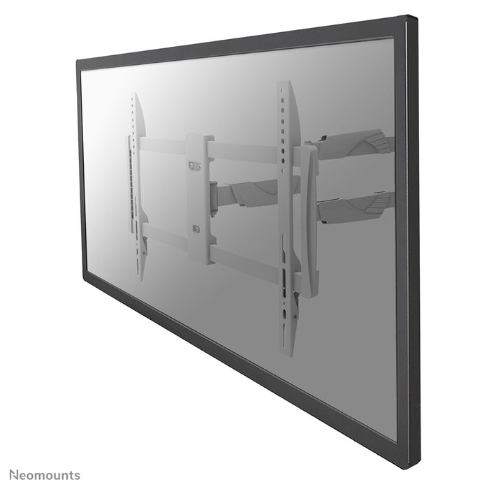 Neomounts NM-W460 bianco è un supporto da parete con 3 punti di rotazione per schermi piatti fino a 60 pollici (150 cm).