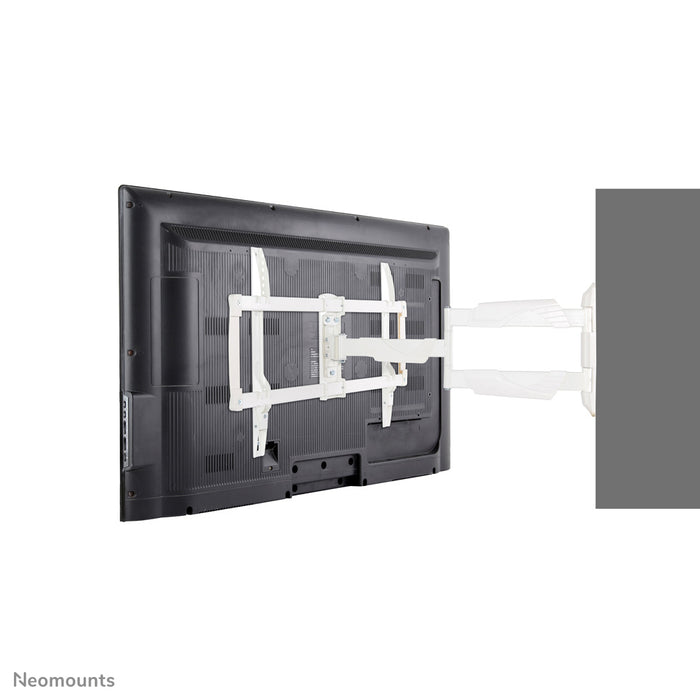 Neomounts NM-W460 bianco è un supporto da parete con 3 punti di rotazione per schermi piatti fino a 60 pollici (150 cm).