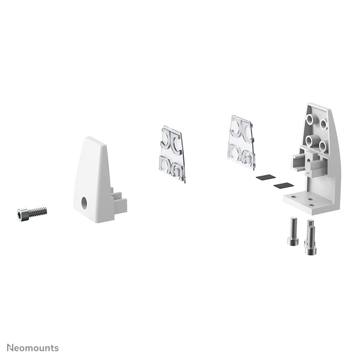 Neomounts set di morsetti da scrivania 8-25 mm - Bianco