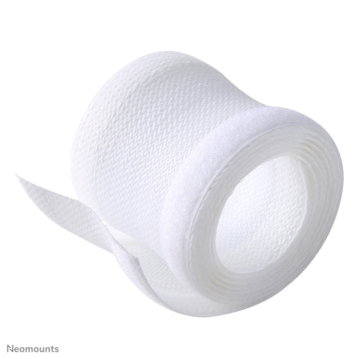 Neomounts NS-CS200 bianco è una guaina flessibile per cavi (Lunghezza: 200 cm, Larghezza 8,5 cm) - Bianco