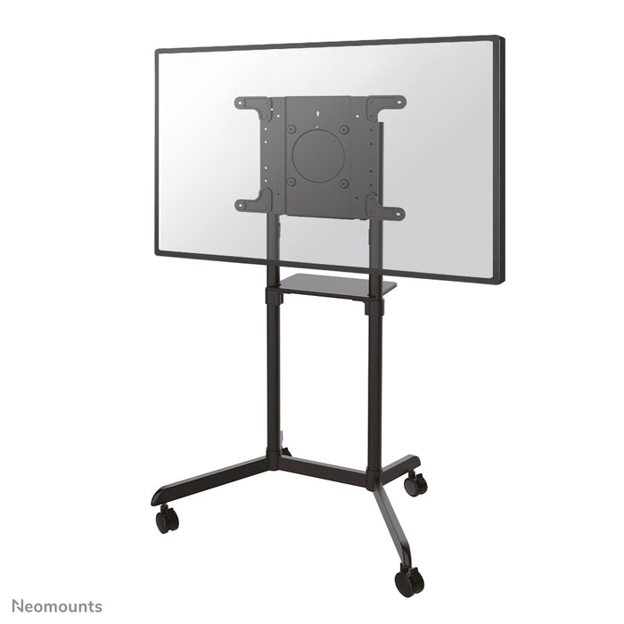Neomounts NS-M1250 nero è un mobile su ruote per schermi piatti fino a 70 pollici (178 cm). Include piano per laptop - Nero