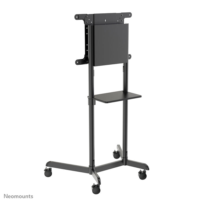 Neomounts NS-M1250 nero è un mobile su ruote per schermi piatti fino a 70 pollici (178 cm). Include piano per laptop - Nero