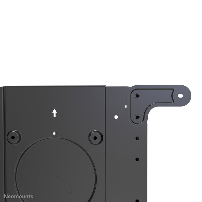 Neomounts NS-M1250 nero è un mobile su ruote per schermi piatti fino a 70 pollici (178 cm). Include piano per laptop - Nero
