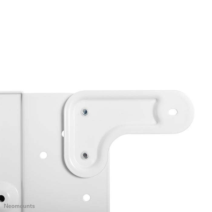 Neomounts NS-M1250 bianco è un mobile su ruote per schermi piatti fino a 70 pollici (178 cm). Include piano per laptop - Bianco